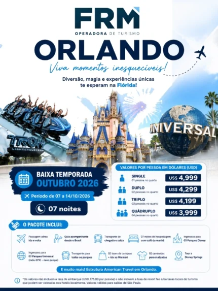 Quero Viajar para a Disney World em Orlando