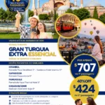 Banner promocional de Viajem para Turquia com a agência de Turismo FRM Viagens e Dorak
